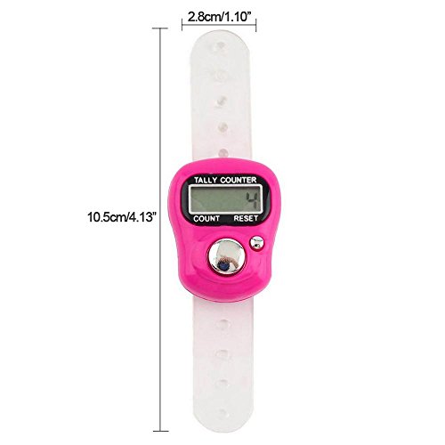 image for Pawaca Digital Counter - 1Pc Mini-Stitch Marker and Row Finger Counter