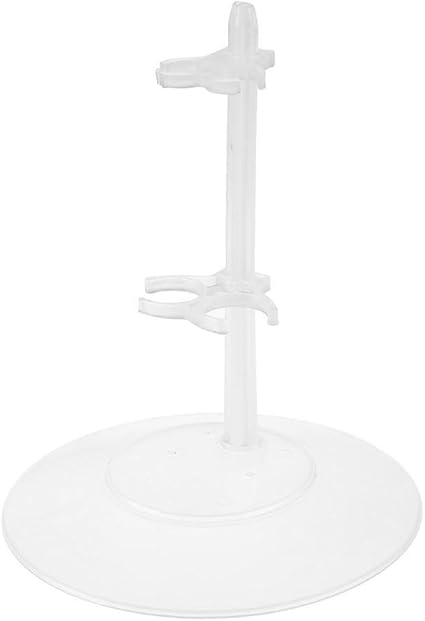 VIPECO Durable 1pc Plastic Doll Accessories Transparent Doll Skirt Standing Support Toys Material: Plastics