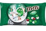 M&M Mint Chocolate Mint Christmas Candies 9.9 Ounce