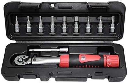 Watermk 1/4-Inch 2-24Nm Adjustable Bicycle Torque Wrench Set Bicycle Repair Tool Kit Manual Ratchet Wrench