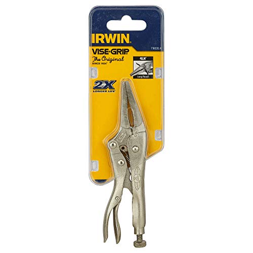 IRWIN VISEGRIP Original Locking Pliers, Long Nose, 4Inch (1602L3