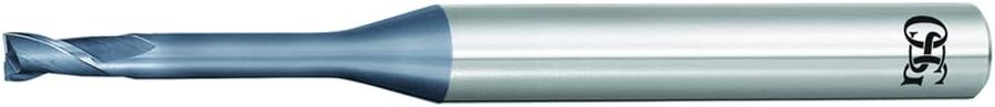 OSG USA 3133060 2mm Dia. x 110mm Overall Length 2-Flute Square End Solid Carbide SE End Mill-Round Shank-Center Cut-WXL