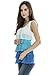 Bearsland Women's Breastfeeding and Nursing Sleeveless Summer Tee (Medium, WhiteBlue)
