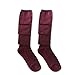 Challyhope Women Girls Thigh High Over the Knee Socks Long Cotton Stockings Warm New (Free, Wine)