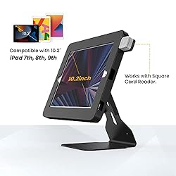 Beelta iPad POS Stand for Desk Heavy Metal Flip