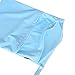 Damero Cute Travel Baby Wet and Dry Cloth Diaper Organizer Bag (Large, Light Blue)