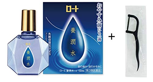 [Japan Limited Item] Rohto Yo-Junsui α 13ml with Original Black Dental Floss