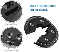 2020 Upgraded Amir Patio Umbrella Light 3 Lighting Modes 28 Led Lights At 200 Lumens 4 X Aa Battery Operated Umbrella Pole Light Camping Lights For Umbrellas Camping Tents Or Outdoor Use Black Amazon Com
