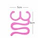 HuaYang Magic Pink Hair Tie Twist Braid Tool Holder Clip Hair Styling Tool