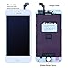Qi-Eu LCD Display for iPhone 6 PLUS 5.5 inch Touch Screen Digitizer Replacement Assembly-White, Repair Tools Kit and Instructions are Included
