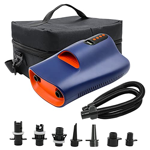 Rechargeable Sup Air Pump Power Cordless Portable, 16PSI with Battery