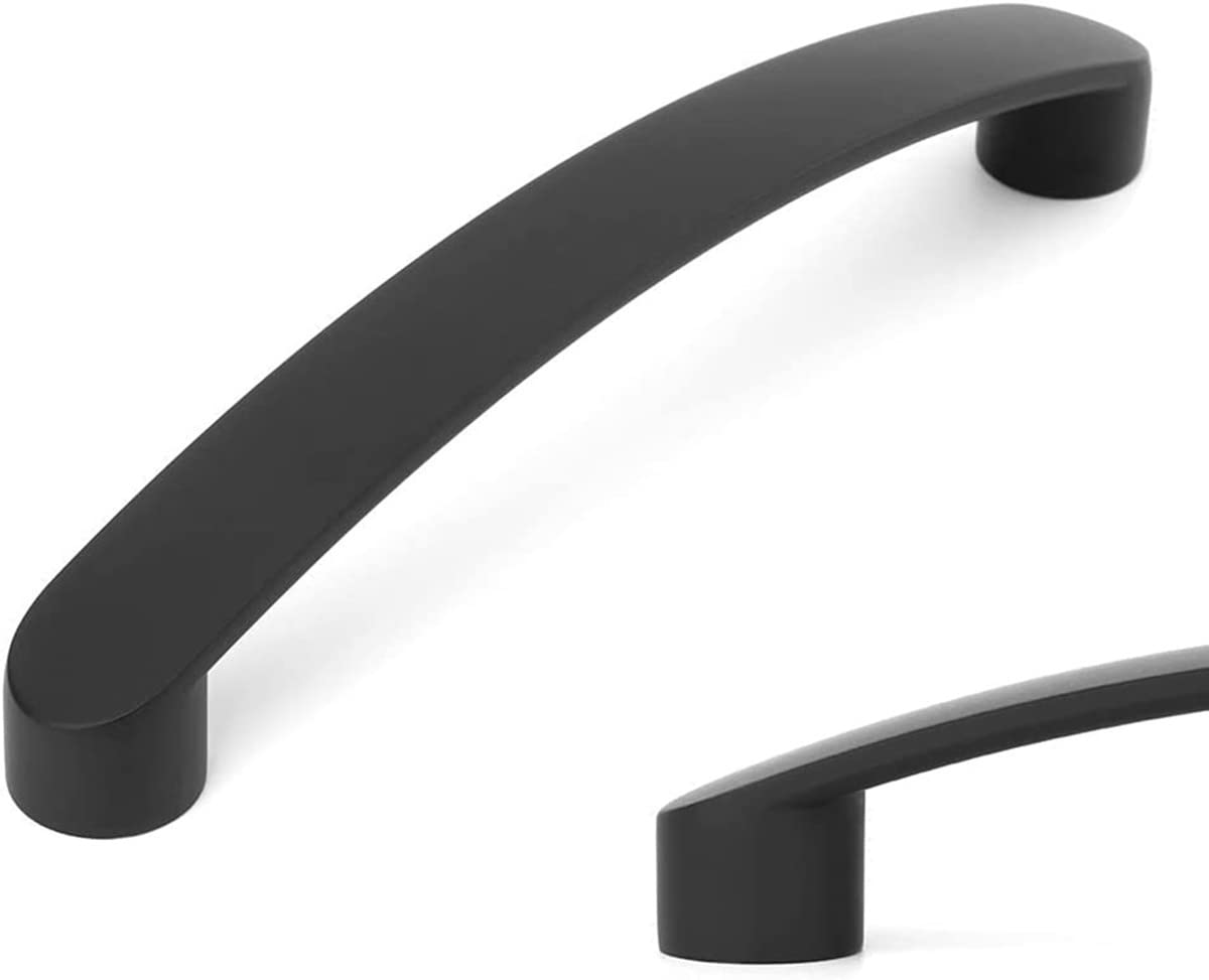 SYZOW 10 Pack Black Cabinet Handles Black Cabinet Pulls Kitchen Cabinet Handles,Black Drawer Pulls Kitchen Cupboard Handles Hole Center 192mm