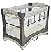 Arm’s Reach Ideal Ezee 3 in 1 Co-Sleeper Folding Bedside Bassinet and Play Yard Featuring Breathable Mesh Sides with Side Pockets for Storage and 4-Inch Sleeping Nest, Dandelion