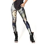 Cocoleggings Digital Print Chewie and Han Star Wars Leggings for Women, One size, Free Size, Star Wars