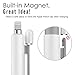 MoKo Protective Case for Apple Pencil - Case Holder with Built-in Clip, Spring Button, Retractable Tip Protection and Secures Cap for iPad Pro 9.7