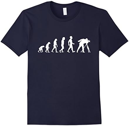Mens  Evolution Of Cameraman Funny Filmmaker Film T Shirt Gift Medium Navy