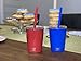Simple Goods 2 Pack Kids Stainless Steel Sippy Cup Tumbler with Straw, Lid & Bag (Tiny, 8 oz, Red/Blue 2 Pack)