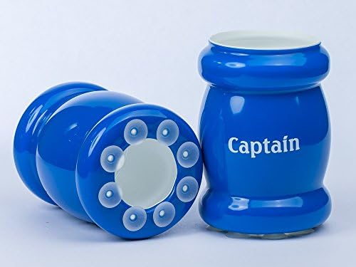 Yachtsee Suction Drink Cooler & Insulated Drink Holder- for Boats and PWCs-Captain Imprint