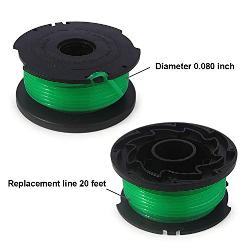THTEN String Trimmer Spool Replacement for Black and Decker SF080