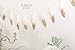 Ling's moment 6FT Champagne Gold Dipped Feather Banner Garland for Boho Bedroom Decor Nursery Mobile Ceiling Decor, Kids Teepee Decor, Hoho Party Decor