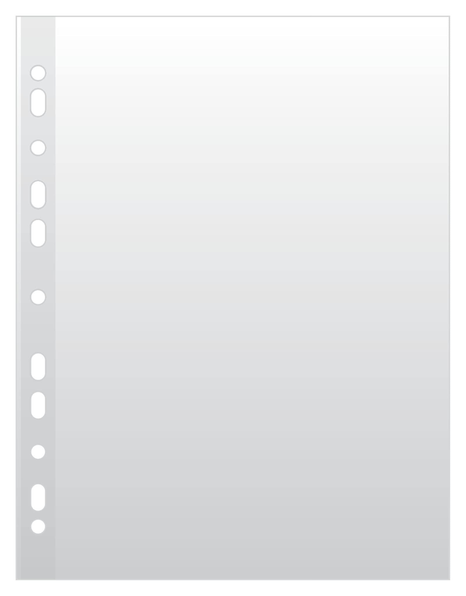 Punched Pockets DONAU PP A4 Cristal 50 Micron in a Box 100pcs / Document Archiving/Type-Crystal Clear/Kind-Reinforced Edge/Material-PP/Colour-Transparent/Format-A4 / Thickness (mm)-50