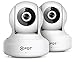 FDT 2-Pack 720P HD WiFi Pan/Tilt IP Camera (1.0 Megapixel) Indoor Wireless Security Camera FD7901 (White), Plug & Play, Two-Way Audio & Nightvision