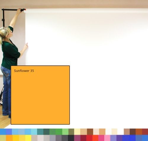 Creativity Photographic Studio Background Paper 2.72m wide x 11m long (Sunflower)
