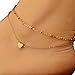 Sandistore Elegant Double Chain Heart Bead Anklet Ankle Bracelet Beach Foot Jewelry