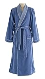 Ultimate Doeskin Microfiber Bathrobe Lined In Terry