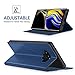 BENTOBEN Case for Samsung Galaxy Note 9, Slim Fit & Lightweight Wallet Case, Hybrid Soft TPU Anti-Scratch PU Faux Leather Flip Credit Card Holder Phone Cover with Kickstand for Note 9 – Blue