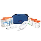 iHealth Smart Wireless Gluco Monitoring with 100 Test Strips, 10 Lancets, & Solution, 1.7 Pound