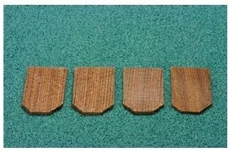 Dollhouse 250 PCS HEXAGON CEDAR SHINGLES by Alessio Miniatures