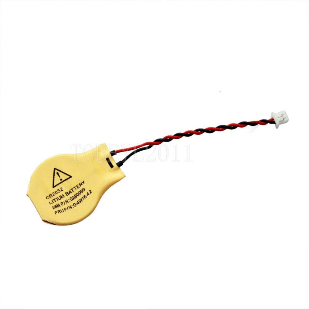 ComponentWarehouse 2 Pin for IBM for Lenovo Thinkpad T20 R60 R60E R61 R61E R61I R61P R400 BIOS CMOS Battery
