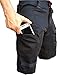 Urban Cycling Apparel The Single Tracker - Mountain Bike MTB Baggy Shorts with Zip Pockets, Bundle with underliner