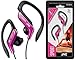 JVC HAEB75P Sports Clip Headphone, Pink