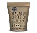 Real Good Coffee Company Real Good Coffee - Whole Bean Coffee - Extra Dark French Roast 100% Whole Arabica Roasted in Seattle - 2Lbs