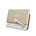 [Built-in Cables] OLALA S75 7500mAh Slide Power Bank Portable Charger with Apple MFi Lightning & USB Cables for iPhone, iPad, Samsung (Gold)
