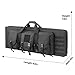 ArmyCamoUSA 42 Inch Double Rifle Bag Outdoor Tactical Carbine Cases water dust resistant Long Gun Case Bag for Hunting Shooting Range Sports Storage and Transport