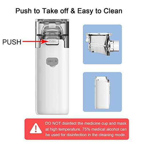 Household Nebulizer, Home Compression Nebulizer Compressed Air nebulizers Portable Inhaler for Kids Adult Elderly