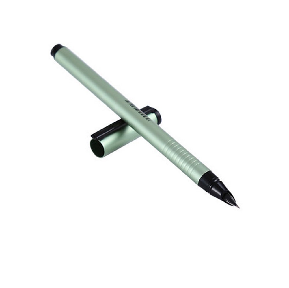 Abcsea Hero 1303 Extra Fine Nib Fountain Pen with Pen Bag - Green