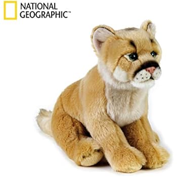 National Geographic Plush Mountain Lion stuffed Animal Plush Toy Medium