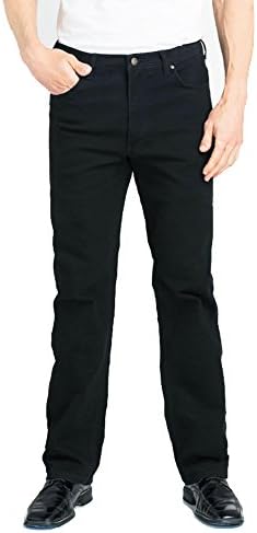Grand River Jeans Stretch Denim Pants for Men – Black – Cotton/Spandex