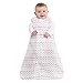 Halo 100% Cotton Muslin Sleepsack Wearable Blanket, Pink Chevron, Large
