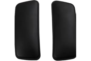 HXETERNAL Replacement Arm Pad Caps for Haworth Zody Office Chair - 1 Pair, Black/Gray Options (Black, Pair, 1)