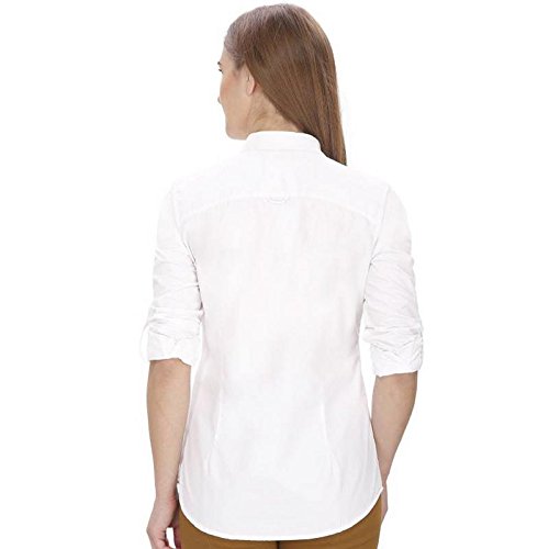 fashion village solid women's white shirt