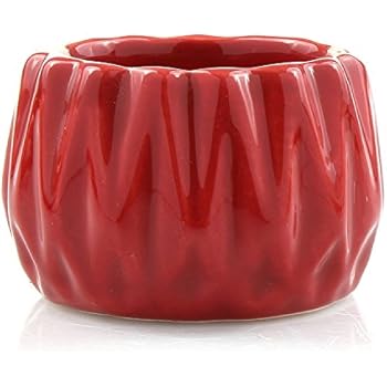NW Wholesaler - Red Ceramic Round Accent Planter Pot