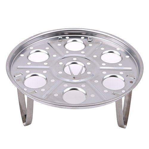 Meolin Egg Steamer Rack for Instant Pot Stainless Steel Egg Cooker Rack,Stainless steel,6.8in - Thumbnail 2