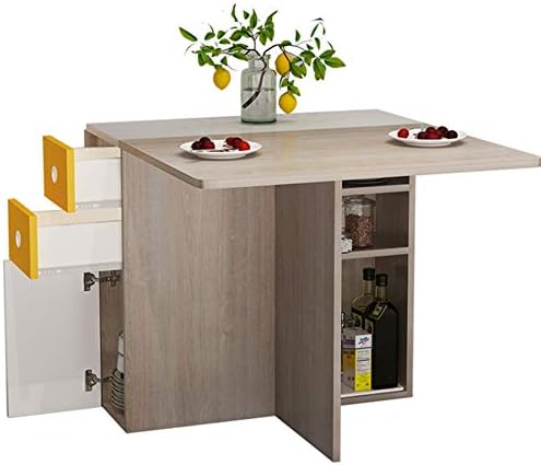 XINTONGDA Nordic Style Home Dining Table Full Set Of Collapsible Telescopic Small Apartment Dining Table Dining Chair Combination Dining Table,Singlediningtable
