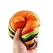 Jumbo Slow Rising squishies Kawaii Cat Hamburger Cream Scented Stress Relief large Kawaii Squishy as Collection Gift Toy (Orange)