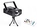 EAAGD Party Strobe Lights, 7 color Ocean Wave Projector Stage Halloween Christmas Rgb Led Par Light Lighting with Remote for DJ Bar Karaoke Xmas Wedding Flame Effects(Black)